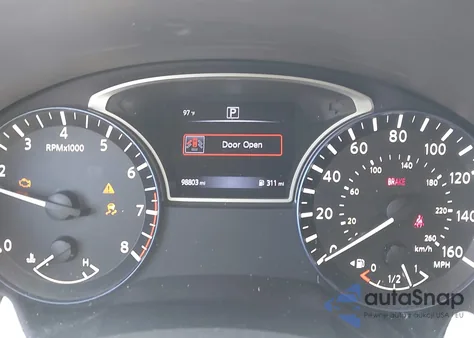 2017 Nissan Altima 2.5 Sr из США, поврежденный, VIN 1N4AL3APXHC133101